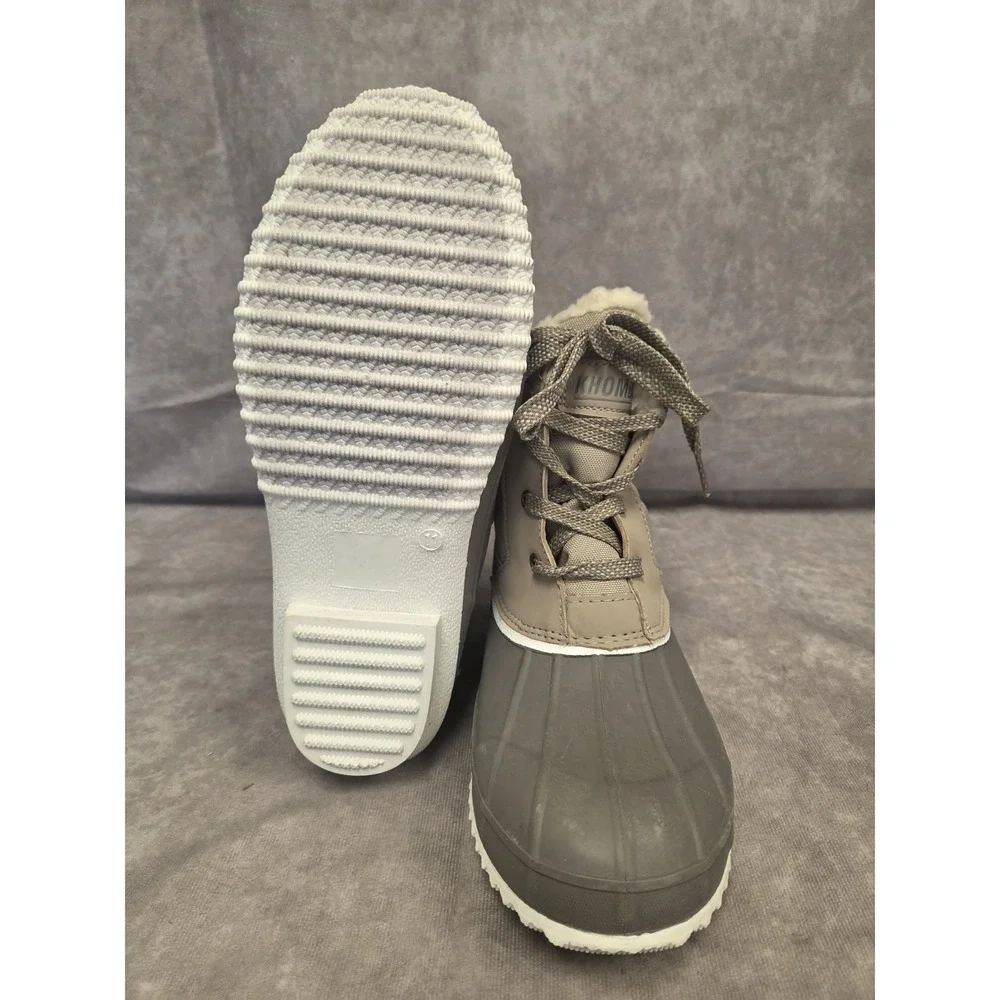 Khombu Womens Size 11 Snow Boots Green/Gray